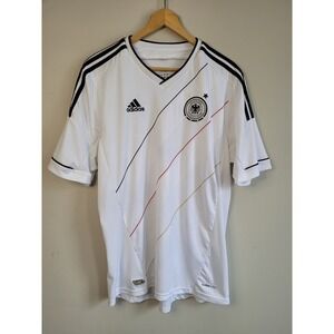 Adidas Germany 2012 Home Jersey Mens Large White DFB Soccer Shirt X20656